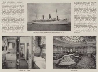 Das Dampfschiff Saxon