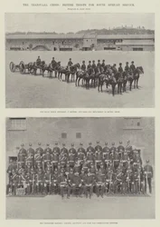 Die Transvaal-Krise, britische Truppen für den Dienst in Südafrika