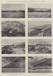 Die vulkanischen Katastrophen, Szenen in Martinique und St. Vincent