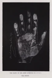 Die Hand von Sir John Lubbock