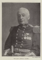 Der verstorbene Admiral Colomb