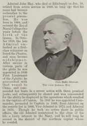 Der verstorbene Admiral Hay