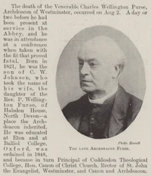 Der verstorbene Erzdiakon Furse