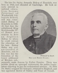 Der verstorbene Bischof Staley