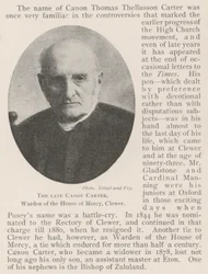 Der verstorbene Kanoniker Carter, Vorsteher des House of Mercy, Clewer