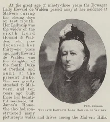 Die verstorbene Lady Howard de Walden