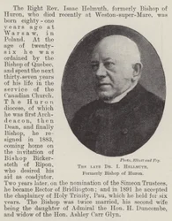 Der verstorbene Dr. I. Hellmuth, ehemaliger Bischof von Huron
