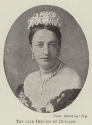 Die verstorbene Herzogin von Rutland