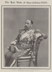 Der verstorbene Herzog von Sachsen-Coburg-Gotha