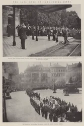 Der verstorbene Herzog von Sachsen-Coburg-Gotha