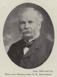 Der verstorbene General Sir C G Arbuthnot