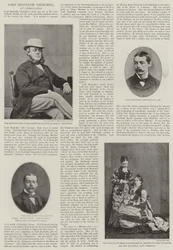 Der verstorbene Lord Randolph Churchill