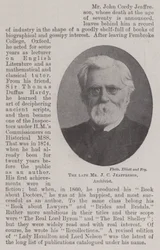 Der verstorbene Mr. J C Jeaffreson, Archivar