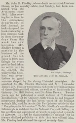 Der verstorbene Mr. John R. Findlay