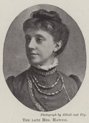 Die verstorbene Mrs. Haweis