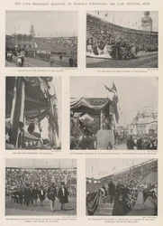 Der verstorbene Präsident McKinley auf der Buffalo-Ausstellung, seine letzten offiziellen Handlungen
