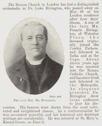 Der verstorbene Reverend Dr. Rivington