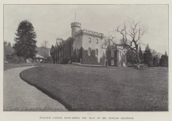 Tulloch Castle, Ross-Shire, der Sitz von Herrn Duncan Davidson