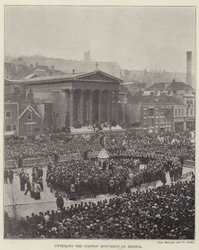 Enthüllung des Colston-Denkmals in Bristol