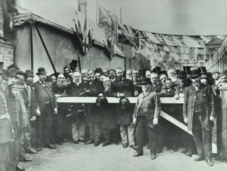 Westferry Road: Befreiung der Straße von der Maut, 1885