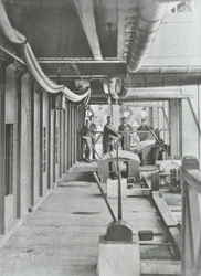 Woolwich Ferry: Nordpontons hydraulische Hebebühne, 1896