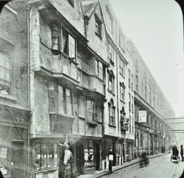 Wych Street, Westminster LB: Blick nach Westen, 1890