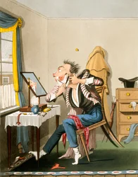 Ein stumpfes Rasiermesser, veröffentlicht von Hunt, 1827