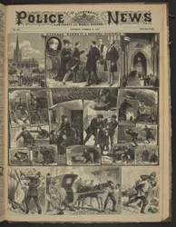 "Ein Chelsea-Geist", Illustrated Police News, 21. Oktober 1882