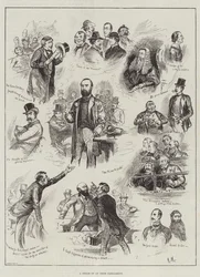 Ein Traum von einem irischen Parlament (Gravur)