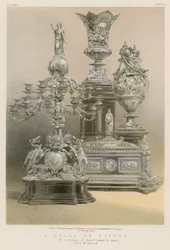Eine Gruppe von Silber