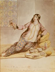 Eine persische Dame, aus Sir Robert Ker Porter