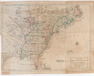 Ein Satz von Plänen und Festungen in Amerika, reduziert aus tatsächlichen Erhebungen. 1765