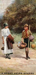 Ein Pfadfinder hilft anderen, 1929