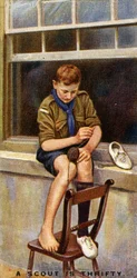 Ein Pfadfinder ist sparsam, 1929