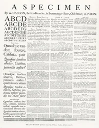 Ein Exemplar von W. Caslon