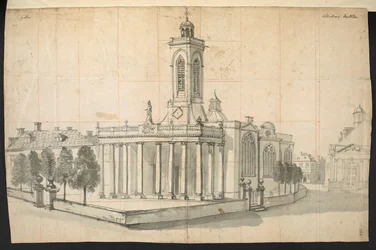 Ein Gebäude in Northampton, aus der 