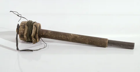 Ein grober Induktor, mit dem Michael Faraday (1791-1867) das Induktionsgesetz entdeckte