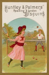 Ein Tennisspiel