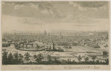Nordansicht von London. Von Pentonville Hill