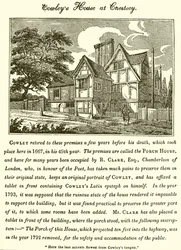 Abraham Cowleys Haus in Chertsey
