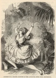 Unfall einer führenden Tänzerin im Alexandra Music Hall, Manchester