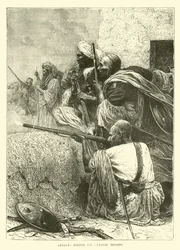 Afridis schießen auf britische Truppen