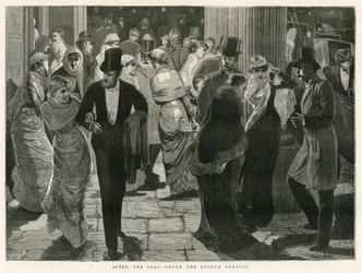 Nach dem Theater - unter dem Lyceum Portikus