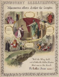 Ahasverus bietet Esther das Zepter an