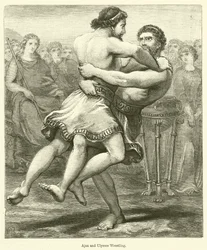 Ajax und Ulysses ringen