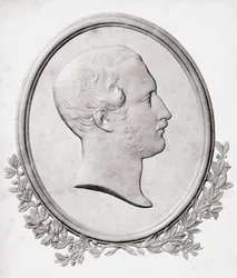 Albert, Prinzgemahl von Großbritannien und Irland, graviert von C. Chabot, aus 