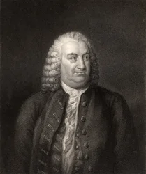 Albert de Haller, graviert von W. Holl, aus 
