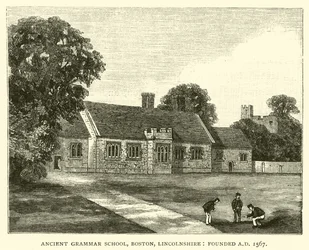 Alte Lateinschule, Boston, Lincolnshire, gegründet 1567