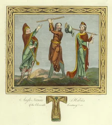 Anglo-normannische Gewänder des 11. Jahrhunderts