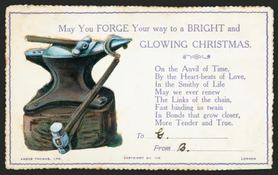 Amboss und Hammer, Weihnachtskarte